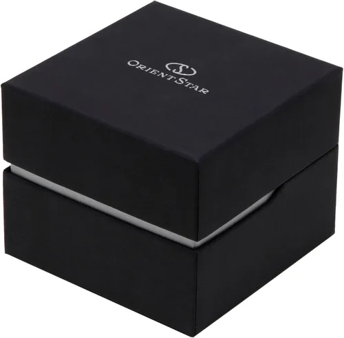 Vista 4 de Orient DE00002B Reloj de acero inoxidable con esfera negra para hombre