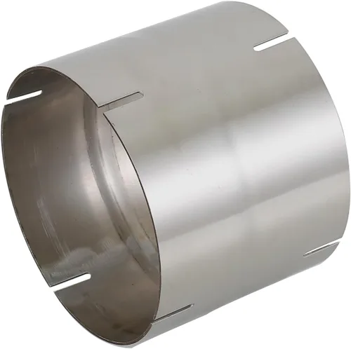Vista 10 de Acoplador de Escape Universal ID de 2 Pulgadas Adaptador de Escape de Acero Inoxidable Total Length in 3.6 inch, Seamless No Crack, Pipe Connector