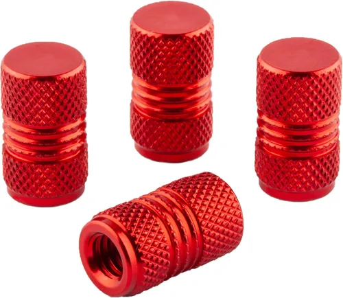 Vista 19 de Presta - Tapones de válvula de aluminio anodizado, uso en válvulas Presta/Francesas, diseños: bala, cohete, hamburguesa, cohete de bolsillo