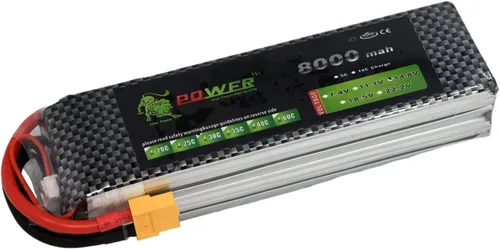 Vista 3 de 14.8V 4S 8000mAh 35C LiPO Batería XT60 Enchufe para RC Avión Helicóptero Miltirotor Cámara Drone