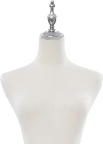 Vista 6 de Maniquí de forma de vestido, 27-51 pulgadas de altura ajustable, cuerpo de maniquí, cuerpo de maniquí femenino, torso femenino, soporte para ropa