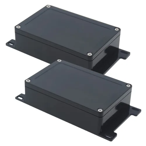 Vista 17 de Zulkit Caja de conexiones de plástico ABS a prueba de polvo, impermeable, IP65, cajas eléctricas universales, carcasa para proyectos con oreja fija