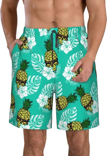 Vista 5 de FREEHOTU Men's Swim Trunks Beach Board Shorts Quick Dry Swimwear Sports with Pockets