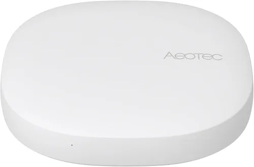 Vista 3 de Aeotec Smart Home Hub, funciona como un concentrador SmartThings, Z-Wave, Zigbee, Matter Gateway, compatible con Alexa, Google Assistant, WiFi