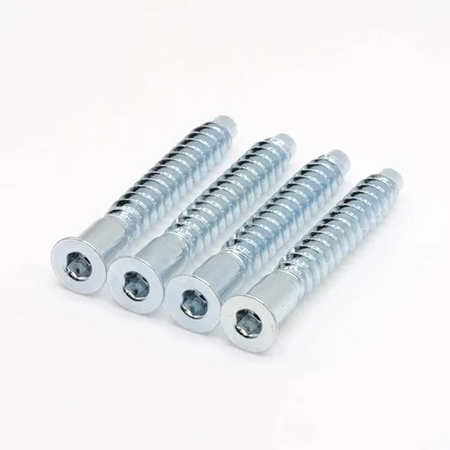 Vista 11 de ReplacementScrews Tornillos de montaje negros compatibles con IKEA Part 100219/100214 (IDANAS, HEMNES, Ivar) – Confirmat de rosca gruesa