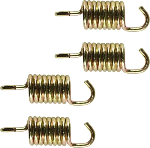 Vista 5 de Caltric 4 muelles de silenciador de escape compatibles con Polaris Scrambler 500 2X4 4X4 2000 2001-2012
