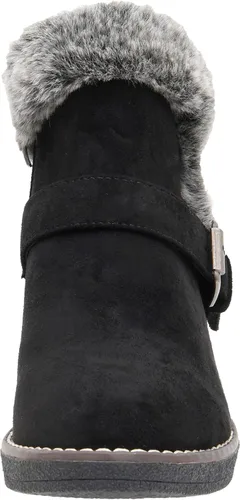 Vista 3 de CUSHIONAIRE Botines de cuña Rhodes para mujer espuma viscoelástica
