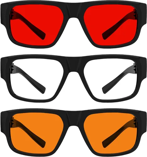Vista 245 de Eyekepper Gafas de luz azul para hombre y mujer, paquete de 6 lentes Pilot Paquete de 6 color mezclado