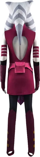 Vista 3 de Disfraz de Tano para adultos, disfraz de Anakin, trajes de Halloween Jedi para mujer