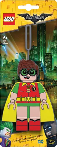 Vista 7 de Lego Batman Movie Robin - Etiqueta de silicona para equipajemochila (51751), identifica equipaje para vacaciones de primavera o vacaciones de verano