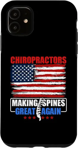 Vista 8 de Chiropractors Making Spines Great Again - Physical Therapist Case for iPhone 17