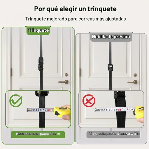 Vista 5 de Slim Panda Door Anchor Strap for Resistance Bands, Door Exercise Equipment