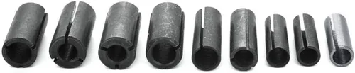 Vista 8 de V BESTLIFE Adaptador de broca de enrutador, soporte de cortador de fresado de buje dividido de broca de broca de mandril de fresado de carpintería
