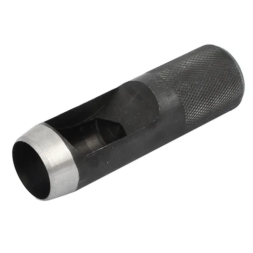 Vista 7 de uxcell Perforador hueco de la caña moleteada del metal del diámetro de 3.3 ft m para la correa de la junta de cuero