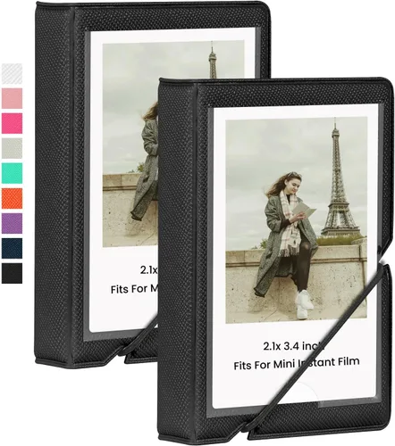 Vista 13 de Álbum de Fotos Mini Lifting con 28 Bolsillos para Imágenes de 2x3 Pulgadas que se Ajusta a Cámara Instantánea Fujifilm Instax Mini 7s 8 9 11 25 26