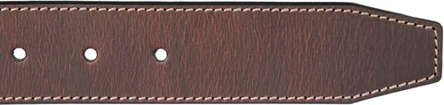 Vista 5 de Lucky Brand Cinturón de cuero cosido para hombre Clásico Casual Vestido Todos los días Western Hebilla de metal