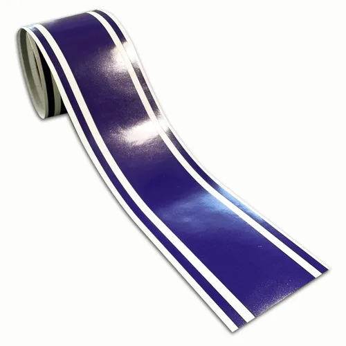 Vista 18 de Calcomanía de vinilo de rayas de carreras de 4 x 72 pulgadas para automóvil (3M dorado metálico)