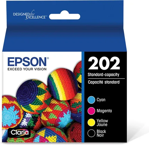 Vista 2 de Epson T202 Claria - Tinta de capacidad estándar negro y color - Paquete combinado de cartuchos y T202 Claria - Tinta de capacidad estándar negra