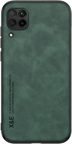 Vista 6 de Kepuch Silklike Funda Para Huawei Nova 6 SE/P40 Lite/Nova 7i - Cubierta De Parachoques Placa De Metal Incorporada Para Huawei Nova 6 SE/P40 Negro
