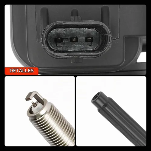 Vista 9 de A-Premium Juego de 6 bobinas de encendido pack y bujías de iridio compatibles con Jeep Grand Cherokee 2016-2018 Wrangler Dodge Durango Chrysler Negro