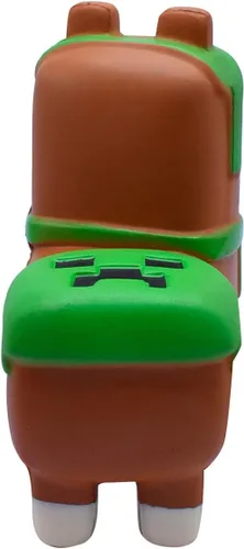Vista 5 de Minecraft Mega SquishMe Series 2 – Llama – Juguete Squishy perfumado de crecimiento lento de 6 pulgadas