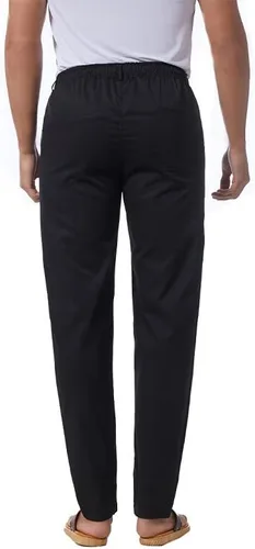 Vista 23 de Pantalones casuales de lino de algodón para hombre, pantalones sueltos de playa, pantalones largos de yoga ligeros