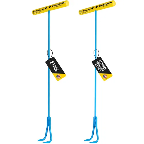 Vista 16 de T&T Tools - Herramienta de elevación de extremo de gancho doble de 30 pulgadas, ganchos de acero rígido de 3/8 pulgadas para levantar y mover