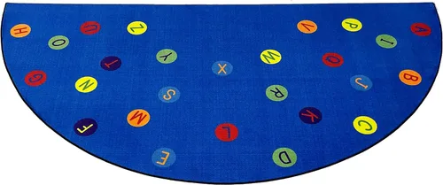 Vista 5 de Kid Alfombra fe82243 a alfabeto Dots semicírculo Nylon área alfombra