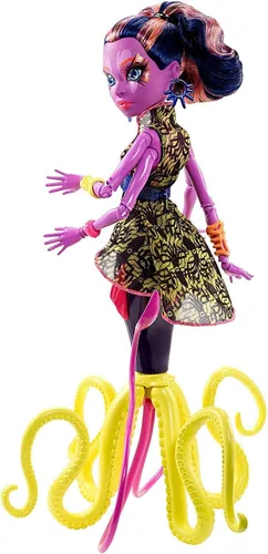 Vista 5 de Muñeca Monster High, gran asustador, coral, fantasma oculto, muñeca Kala Mer'ri