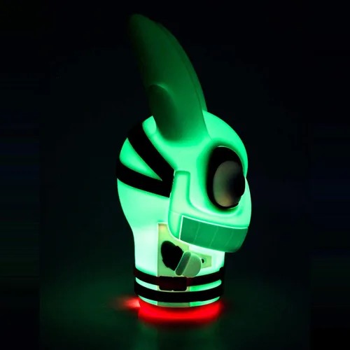 Vista 7 de Just Toys LLC My Hero Academia Izuku Midoriya Deku - Luz nocturna de silicona blanda - Lámpara táctil recargable por USB - Suave y portátil