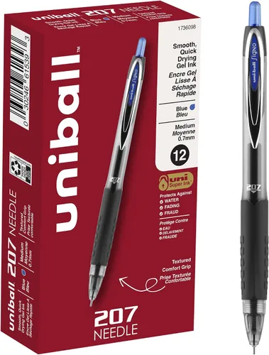 Vista 16 de Uniball 207 - Bolígrafos de gel de impacto, paquete de 144-0.039 pulgadas, bolígrafos de punta gruesa, suministros escolares y de oficina