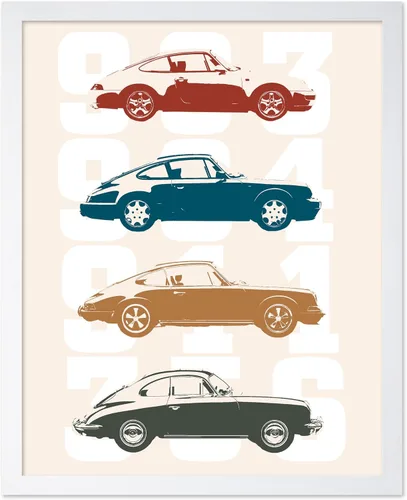 Vista 24 de Poster Master Póster de coche – Impresión clásica de coche – Arte de vehículo – Gran decoración de pared de garaje u oficina – 8 x 10 pulgadas