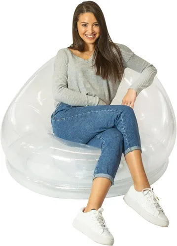 Vista 13 de Silla inflable con purpurina dorada Air Candy