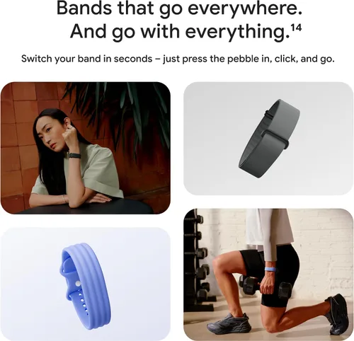 Vista 11 de Fitbit Google Air - Screenless Activity Tracker - Berry