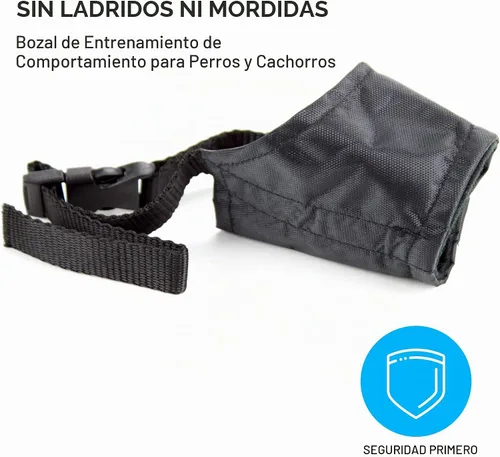 Vista 2 de Bozal de seguridad transpirable Weebo para mascotas paño de nailon, XXS