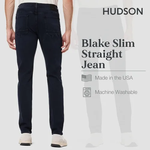 Vista 3 de HUDSON Men's Blake Slim Straight Jean Rp