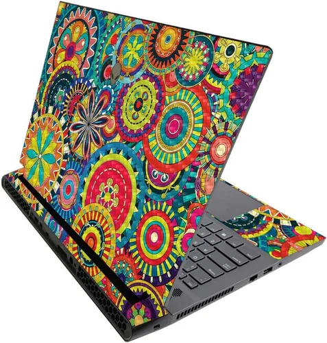 Vista 747 de MightySkins - Skin brillante con purpurina para Alienware M17 R3 (2020) y M17 R4 (2021) - Diversión de los años 90 Acabado duradero con purpurina