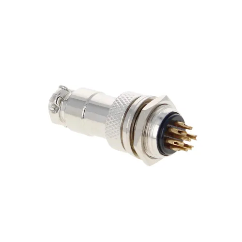 Vista 19 de Heyiarbeit Plata Negro GX12-2 15A 2P Aviación Conector Hembra/Macho Panel de Alambre de Alimentación Chasis Accesorios Conector de Metal Aviación 1