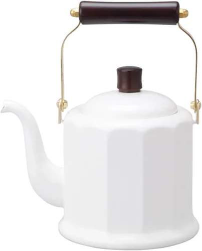 Vista 6 de Noda Horo Royal Classic Kettle 67.6 onzas líquidas, color rojo compatible con Ih200V