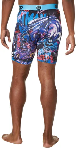 Vista 2 de PSD DC Comics - Calzoncillos tipo bóxer para hombre, entrepierna de 7 pulgadas, transpirable y de apoyo, con tela que absorbe la humedad