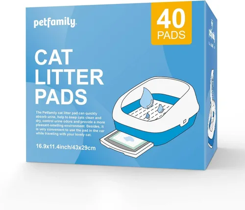 Vista 7 de Petfamily Almohadillas para caja de arena para gatos, repuesto genérico para sistema de arena Tidy Cats Breeze, almohadillas de caja de arena