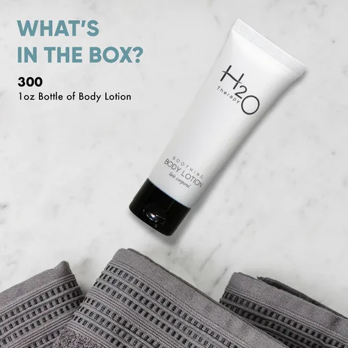 Vista 3 de H2O Therapy Loción Corporal, Tamaño Viaje Hotel Hospitality, 1 oz (caja de 300)
