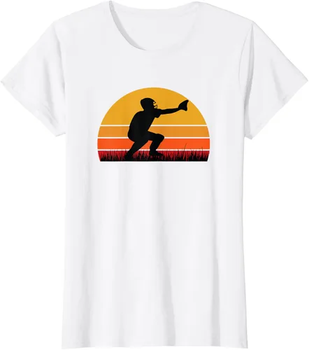 Vista 24 de Baseball Beisbol - Camiseta de jugador de pelota de defensa atrapante, Negro, S