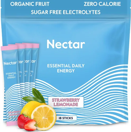 Vista 14 de Nectar Energy Booster – Cafeína orgánica, B12 y electrolitos – Sin azúcar y cero calorías – Café saludable, bebida energética y soda alternativa