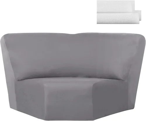 Vista 15 de Weysat Funda elástica para sofá esquinero, protector de muebles para sala de estar, funda de sofá reclinable seccional, sofá reclinable