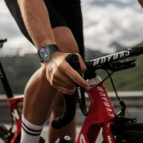 Vista 9 de Loluka Reloj inteligente GPS Tracker resistente al aire libre Smartwatch con brújula/linterna LED/presión de aire/altitud/respuesta/hacer llamada