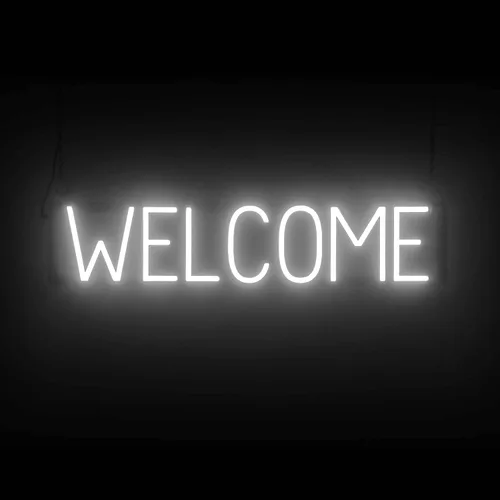 Vista 36 de SpellBrite Letrero LED Neon OPEN para negocios - Azul, 17" x 6