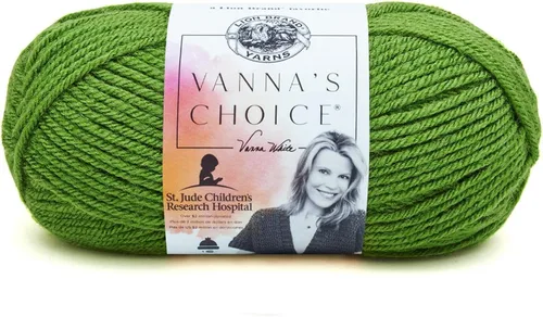 Vista 47 de Lion Brand Yarn (1 madeja) Hilo Vanna's Choice, mármol gris