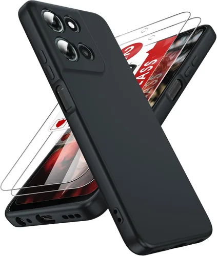 Vista 192 de LeYi Funda para Motorola Moto G Play 4G 2024: Funda para Moto G Play 4G 2024 con funda delgada y antiarañazos, silicona líquida a prueba de golpes