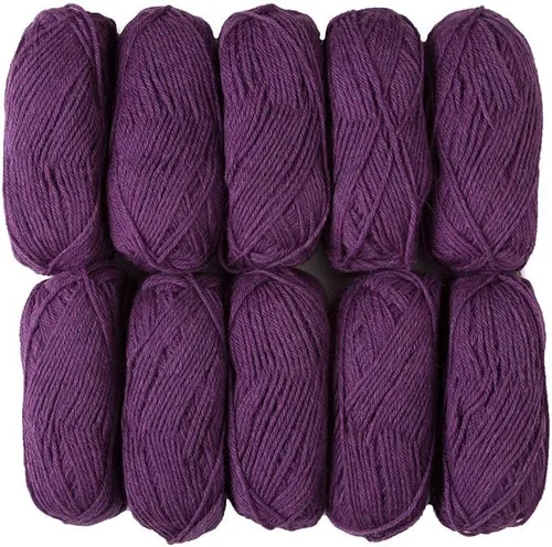Vista 26 de Knit Picks Wool of the Andes Tan - Paquete de hilo de lana 100% para tejer Almendra